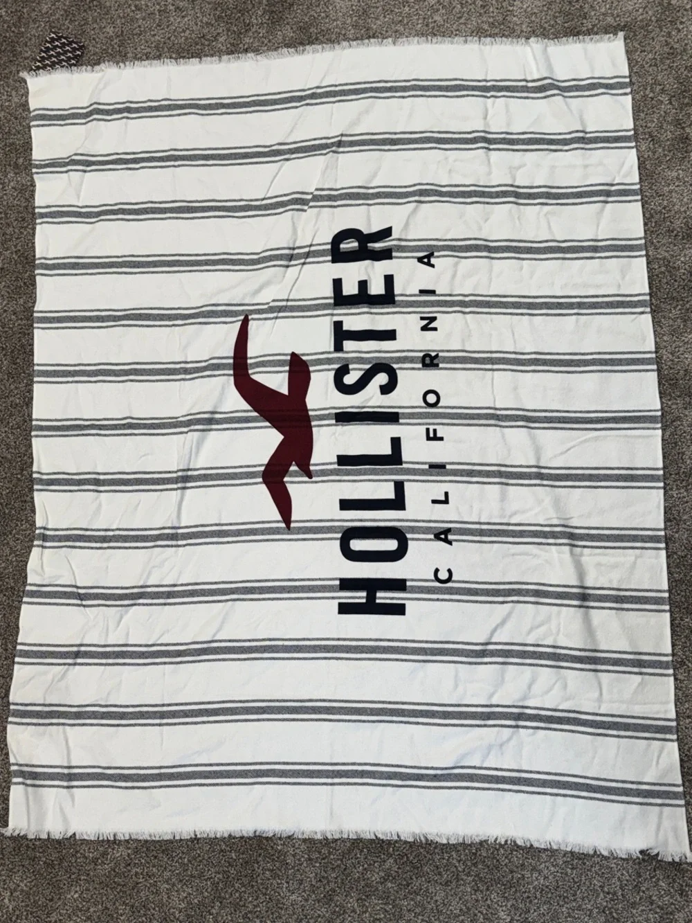Hollister Striped Beach Blanket